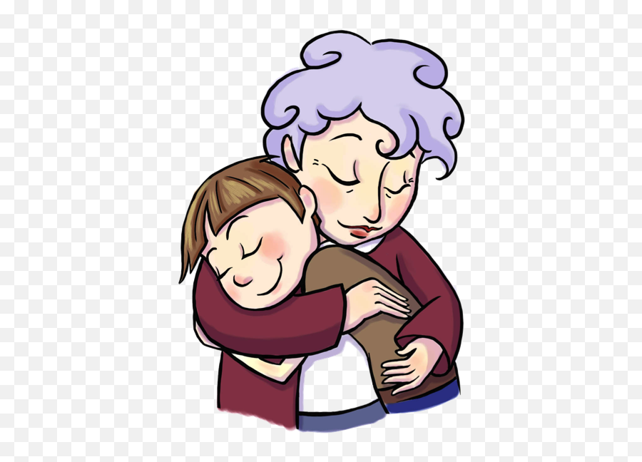 Parenting For Dummies My Storybook - Hugging Grandma Clip Art Emoji,Tumbs Up Emoji