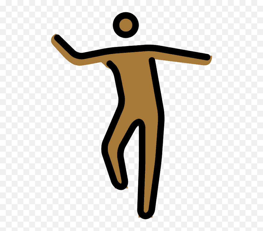 Man Dancing Emoji Clipart - Human Skin Color,Dancing Emoji Png