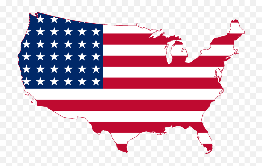 United States Clipart Regional United - United States Map Small Emoji,Chicago Flag Emoji