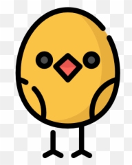 Smiley Chicken Easter Egg Yellow Smile - Circle Emoji,Shamrock Emoticon