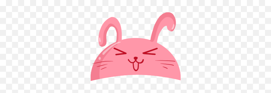 Emoji Bunny Ears Face Hat Crown - Clip Art,Bunny Ears Emoji