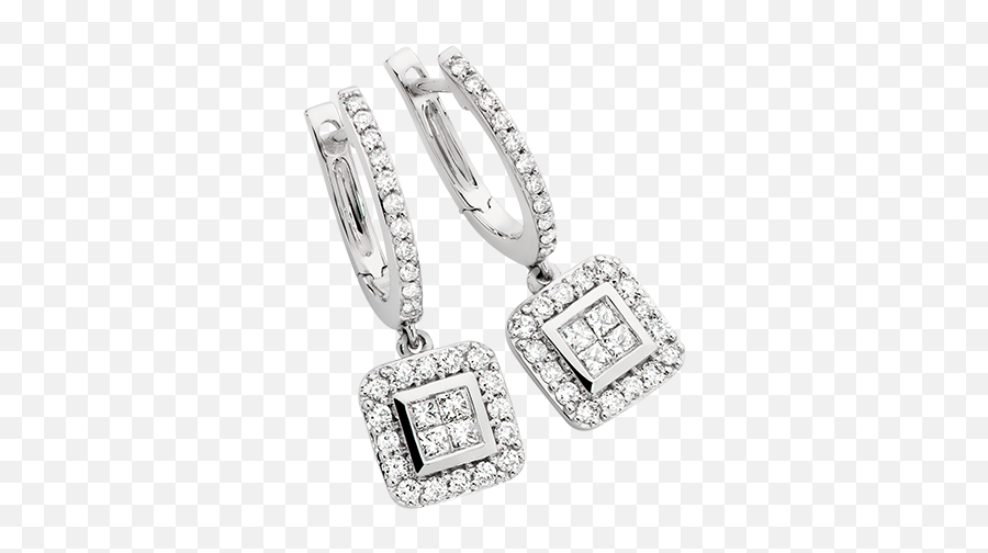 Carat Tw Diamond Earrings - Earrings Emoji,100 Emoji Necklace