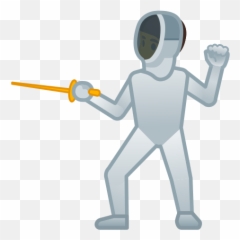Fencer Emoji Meaning With Pictures - Fencing Emoji,Sword Emoji