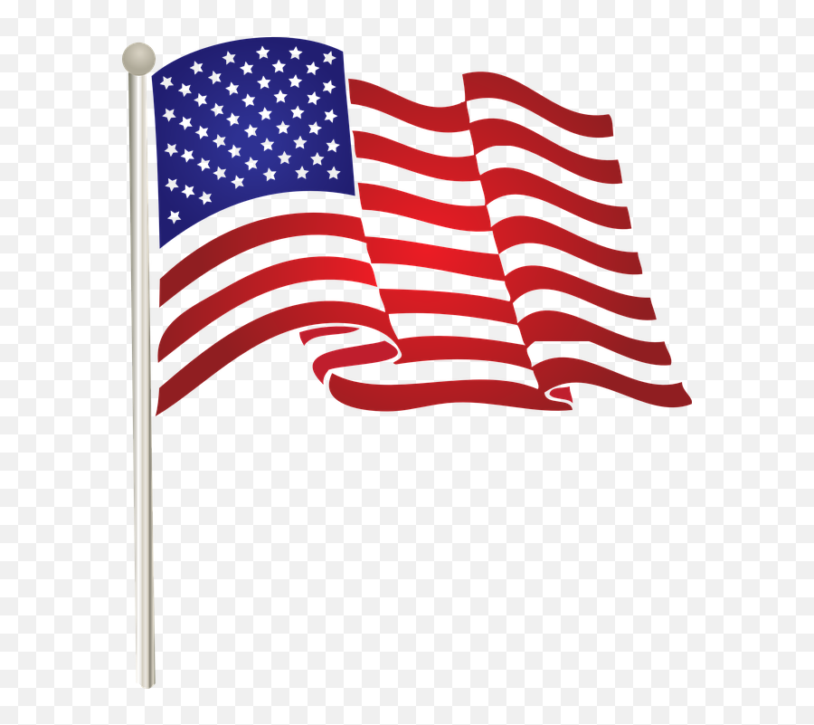 Flag United States - American Flag Png Clipart Emoji,Washington Flag Emoji