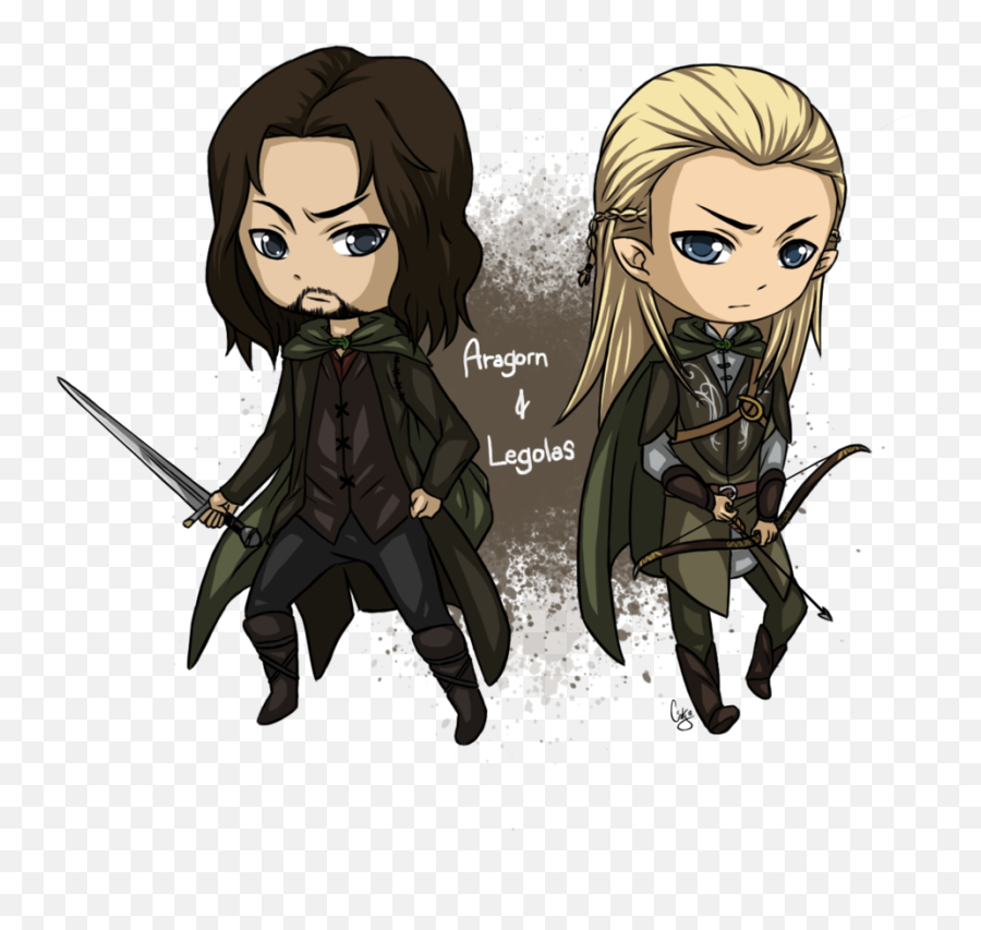 Aragorn Drawing Pencil Transparent - Chibi Legolas Emoji,Lotr Emoji