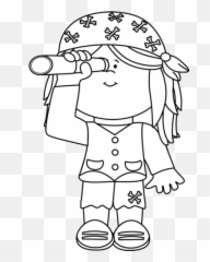 Pirate Png And Vectors For Free - Black White Clip Art Looking Emoji