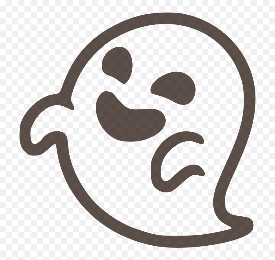Ghost Emoji Transparent Background - Whatsapp Ghost Emoji Png,Emoji Transparent Background