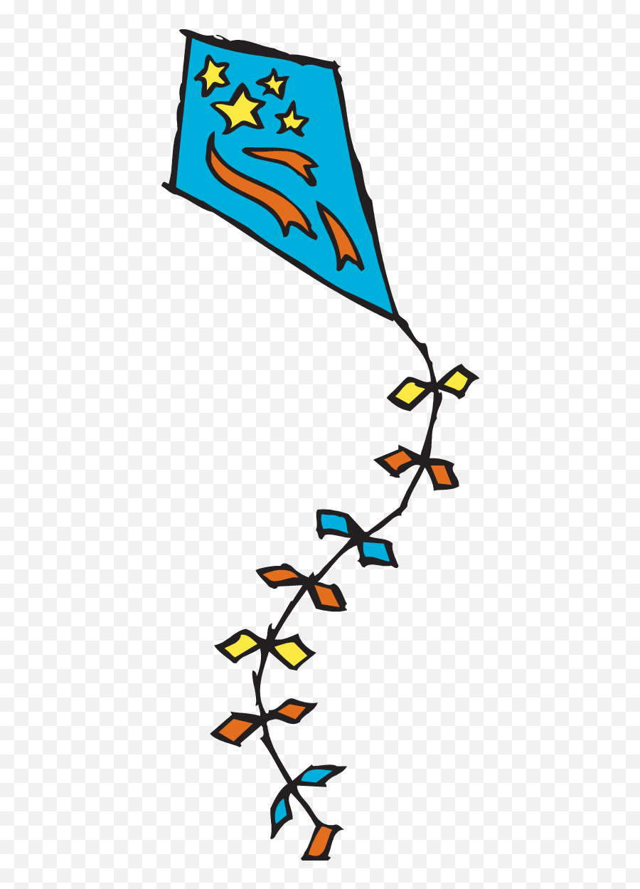 Cartoon Kite Image - Clip Art Library Kite Long Tail Clipart Emoji,Kite Emoji