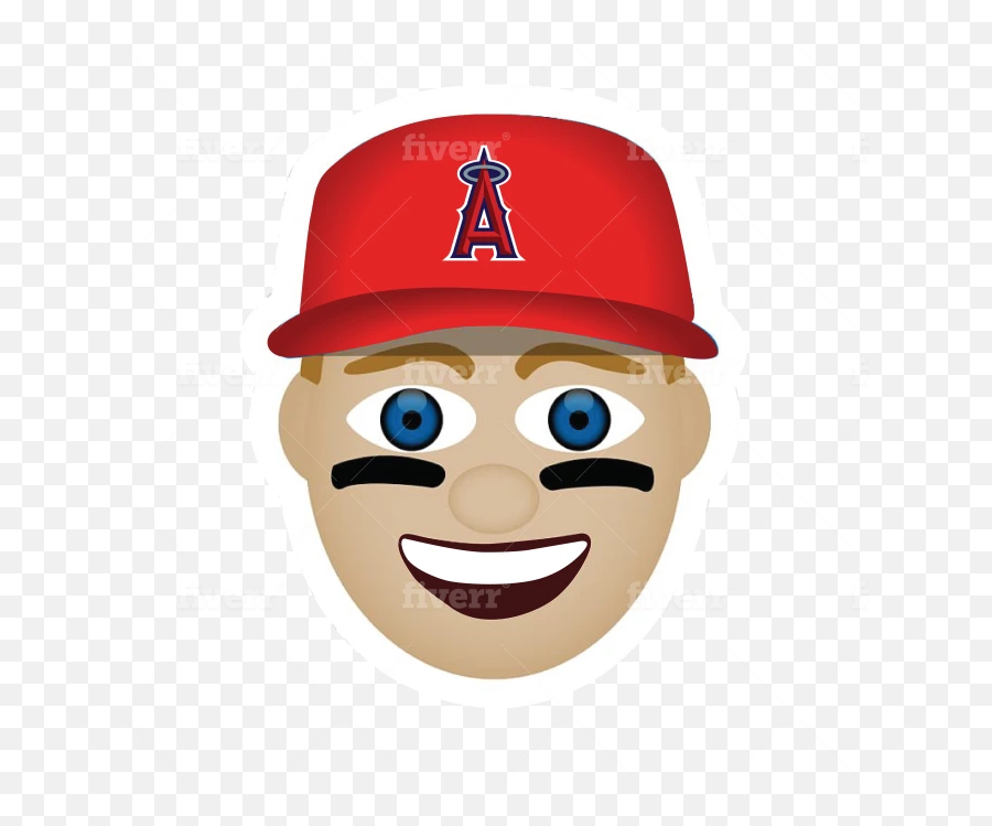 Draw Custom Emoji Chat Stickers Or Any Emoticons - Los Angeles Angels Of Anaheim,High Five Emoticons