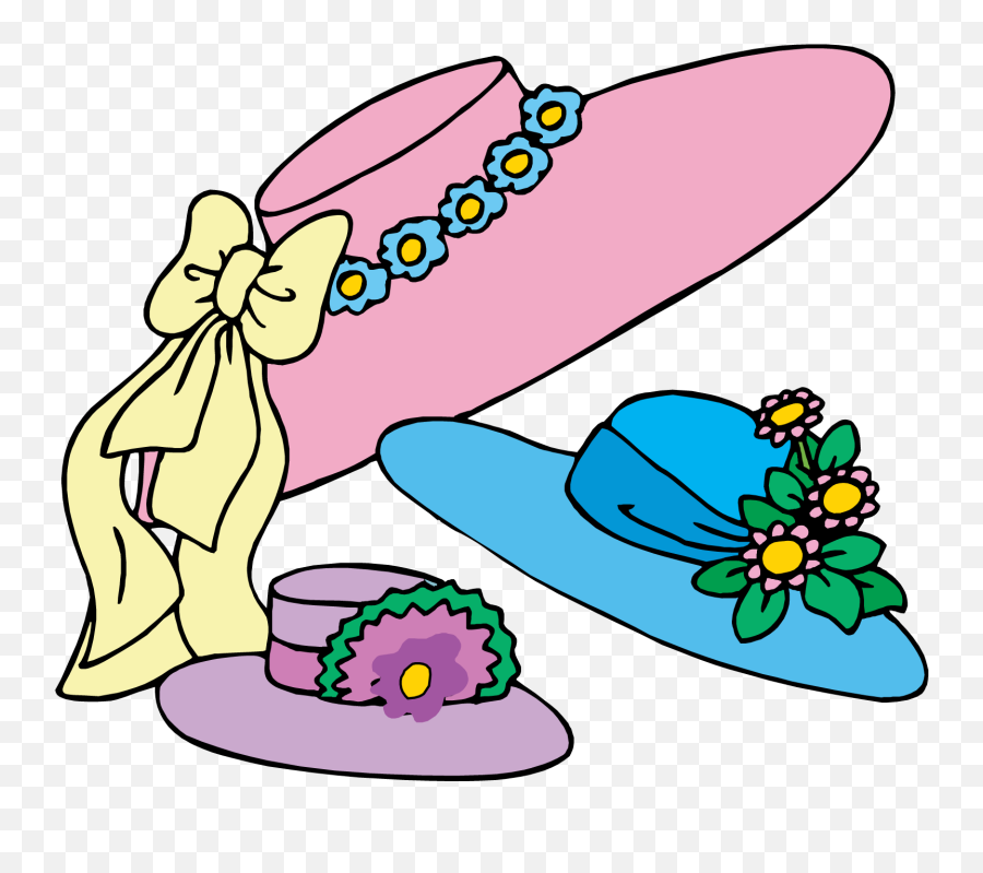 Women Hat - Clip Art Library Easter Bonnet Clip Art Emoji,Kentucky Derby Emojis