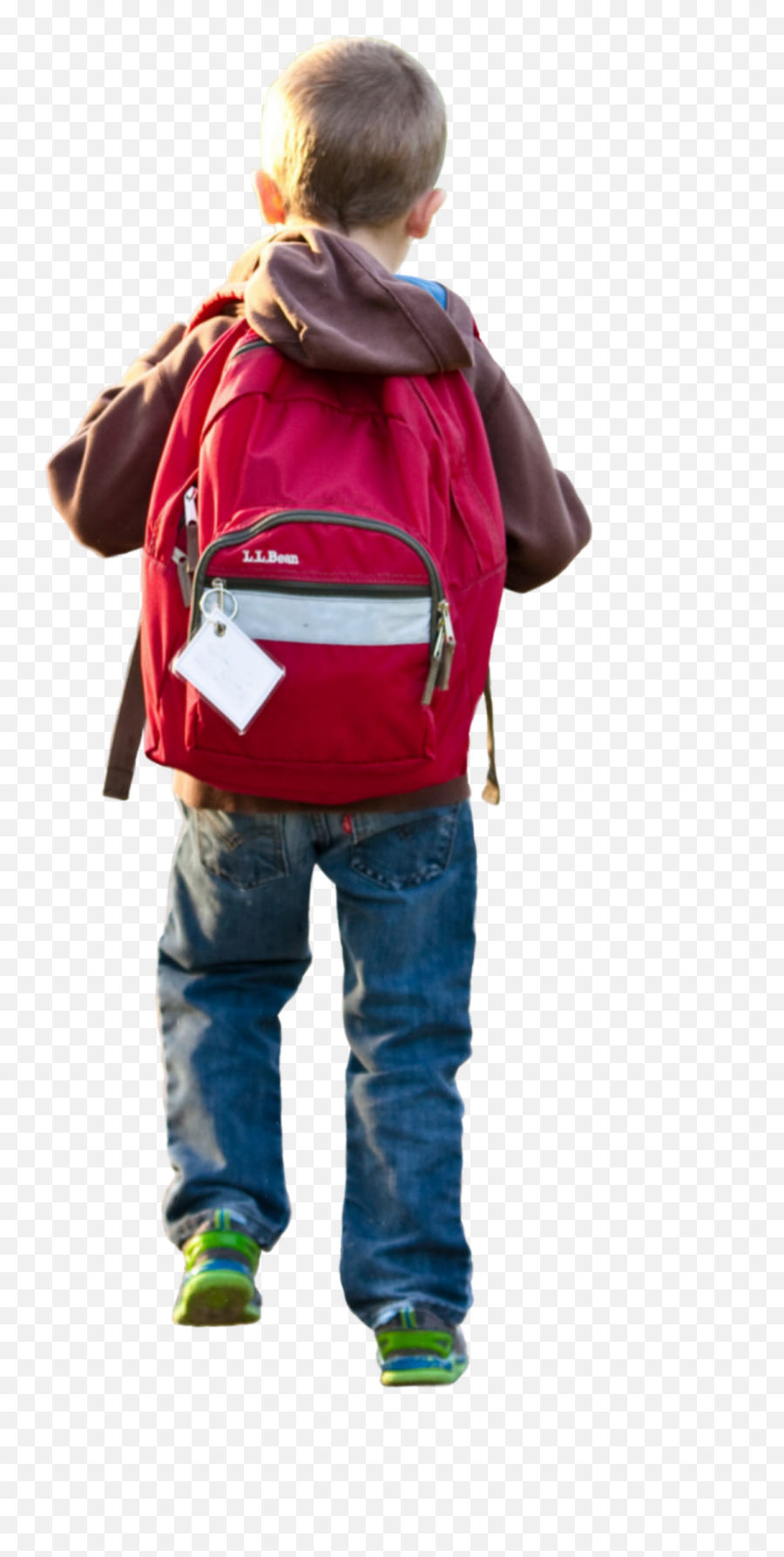 Op Pexels Cutout Boy Walking Rucksack - School Emoji,Emoji Backpack For Boys