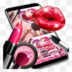 Makeup Live Keyboard - Lip Gloss Emoji