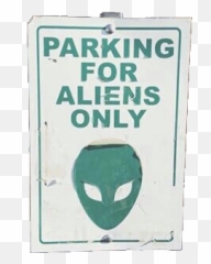 aliens parking signal - Sticker by Evlyn Aliens Emoji