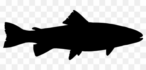 Silhouette clipart fishing pole - Lake Trout Emoji
