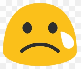 When Will Water Be Restored To Crosby - Sad Android Blob Emoji