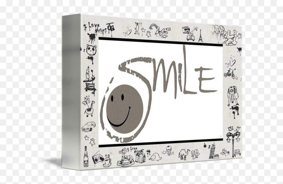 Smile Graffiti By Elizabeth Mix - Big 5 Emoji,Christian Emoticons For Texting