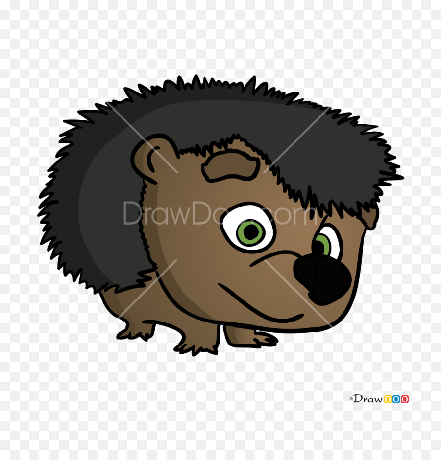 How To Draw Hedgehog Masha And The Bear - Ugly Emoji,Hedgehog Emoji
