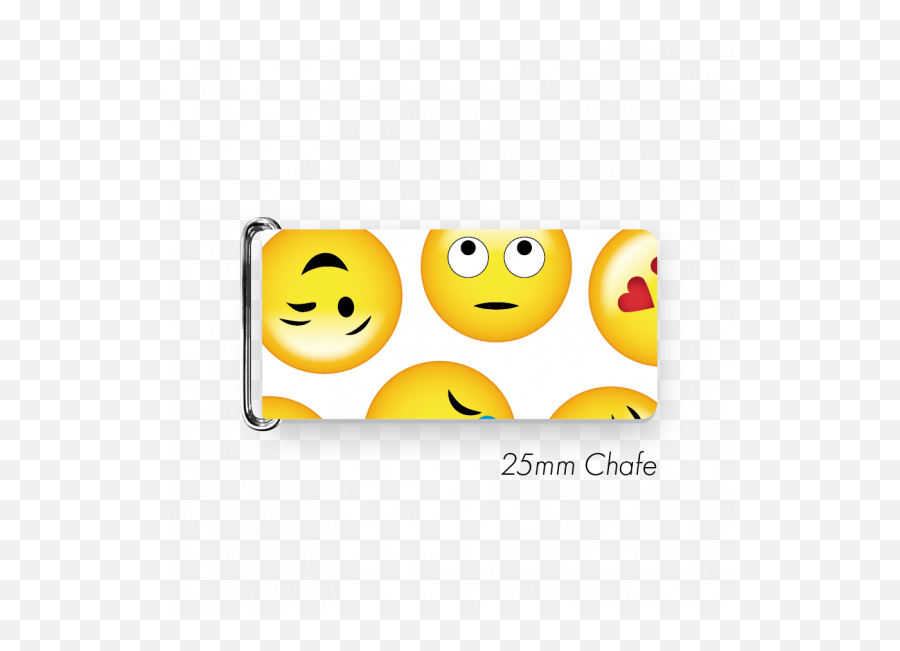 Chafe 1 25mm With Pvc Ss Loop Printed Emoji - Happy,Emoji Socks