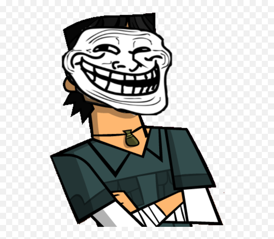 Trollface - Image Troll Face With Body Clipart Full Size Tongue Twisters That Make You Cuss Emoji,Trollface Emoji