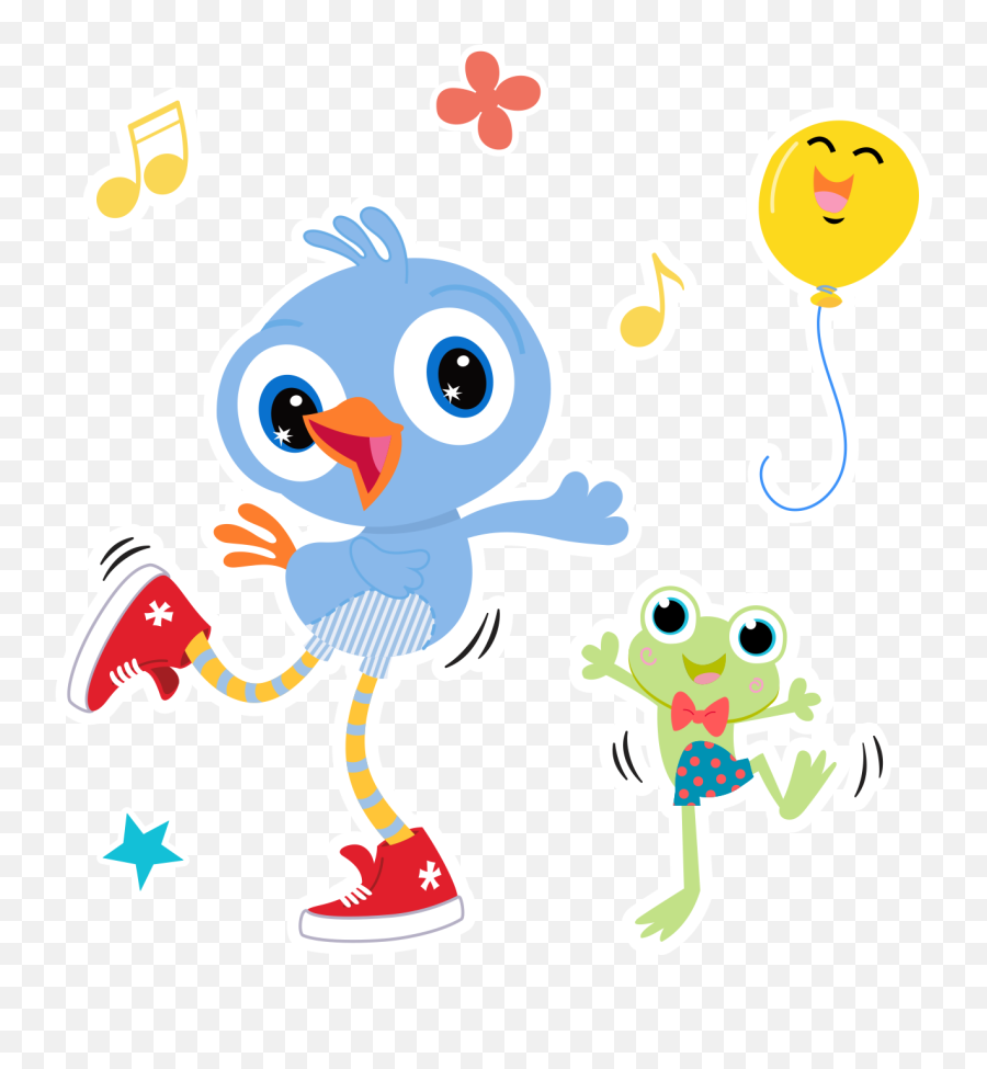 Fun Stuff - Happy The Birthday Bird Dot Emoji,Happy Dance Emoticon