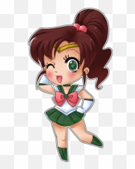 Download Sailor Jupiter Chibi - Moon Emoji