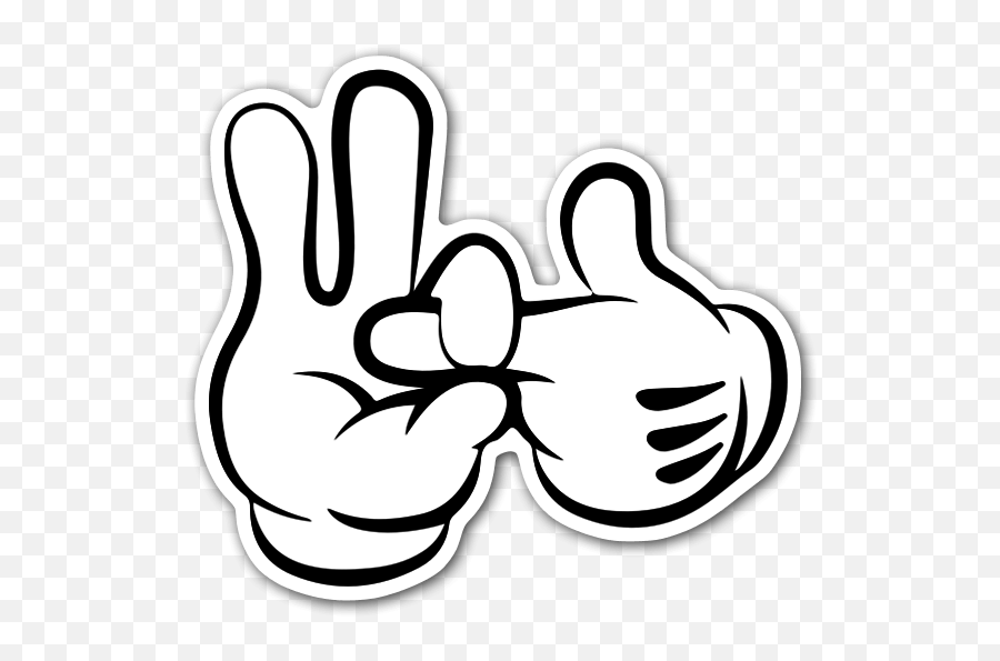 Tiki Clipart Shaka Tiki Shaka - Mickey Mouse Middle Finger Emoji,Shaka Sign Emoji