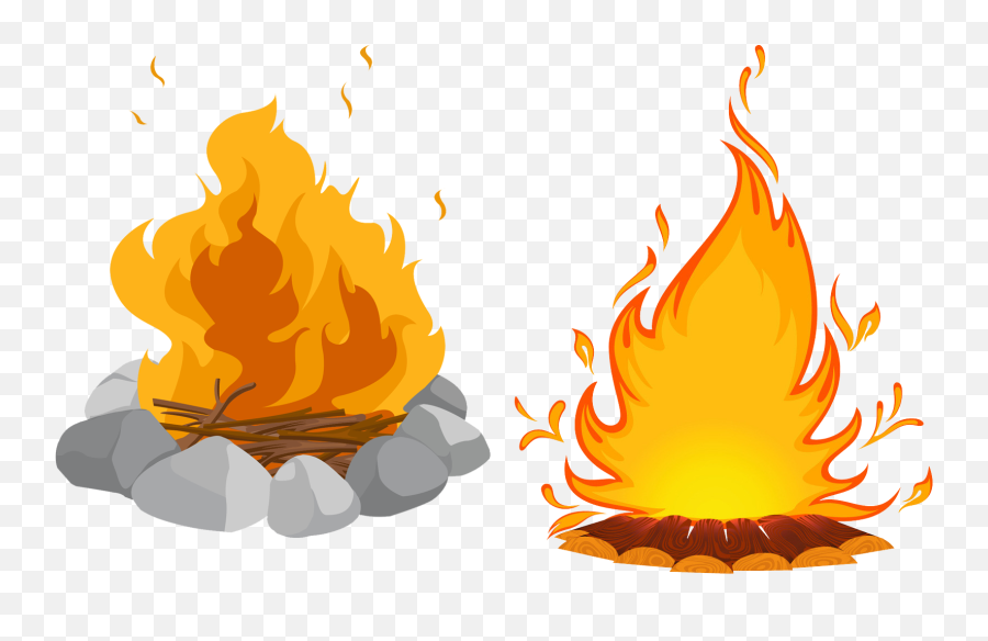 Clipart Fire Campfire Clipart Fire - Transparent Background Bonfire Clipart Emoji,Bonfire Emoji