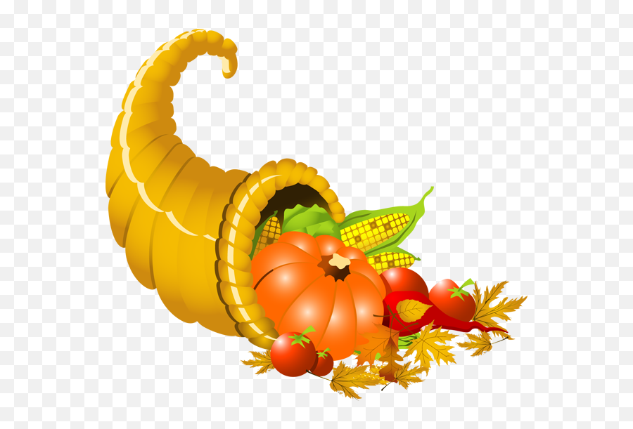 Cornucopia - Transparent Background Cute Thanksgiving Clipart Emoji,Fall Emojis