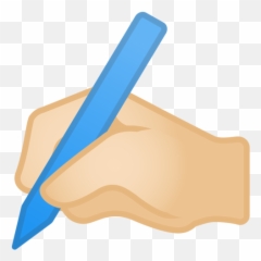 Light Skin Tone Emoji - Writing Hand