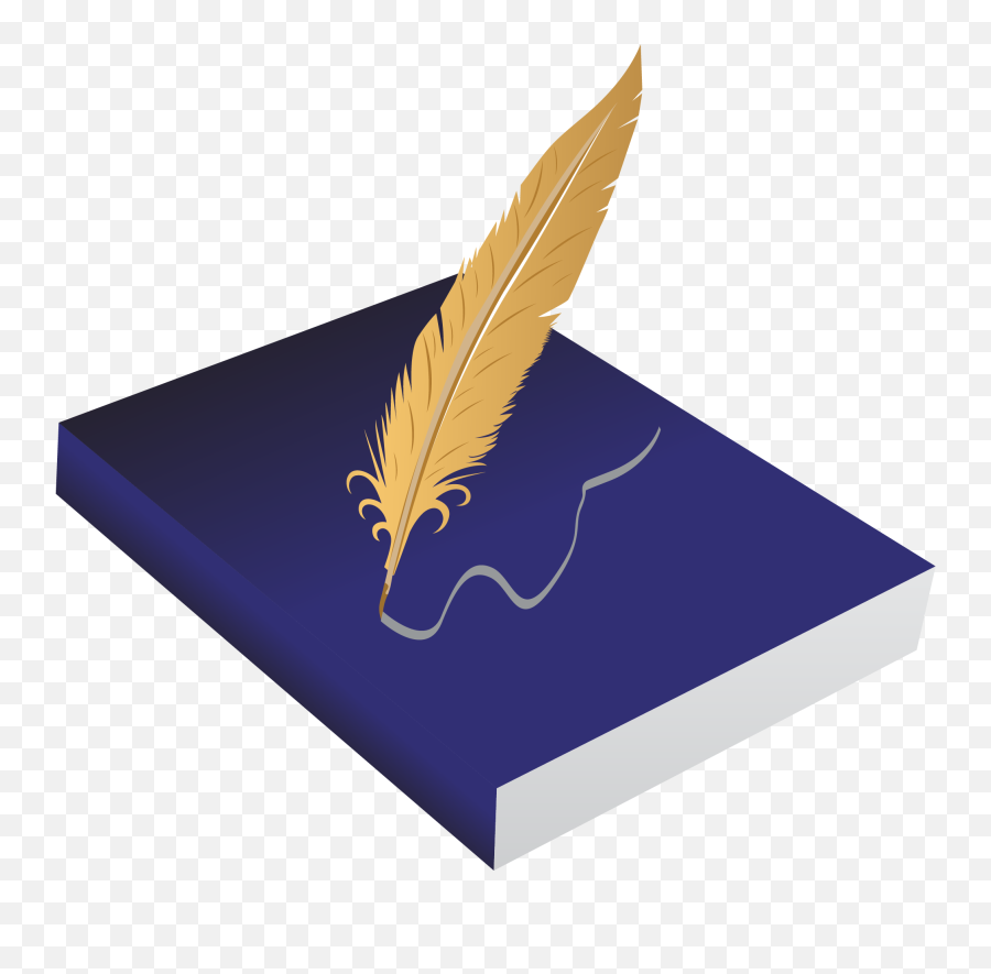 Vector Pens Quill Transparent Png - Book And Feather Clipart Emoji,Quill Emoji