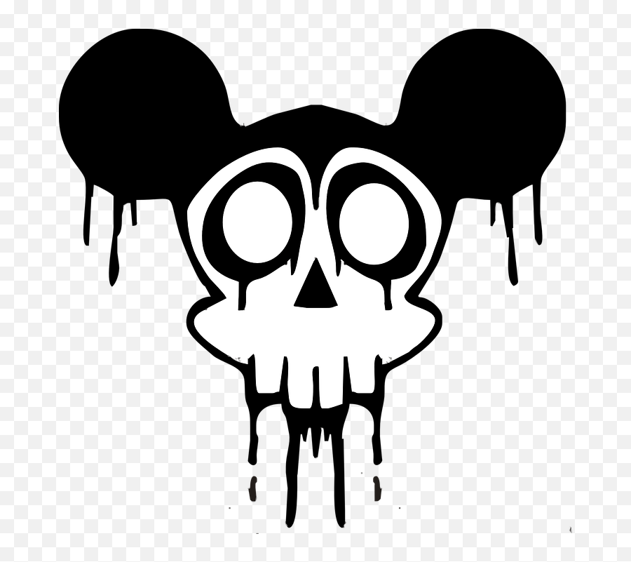 Creepy Mouse Scary Evil - Mickey Mouse Dope Sticker Emoji,Mickey Mouse Emoji For Facebook