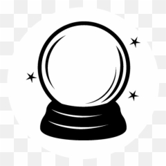 Crystal Ball Cartoon Clipart Aliens - Prediction Art Emoji