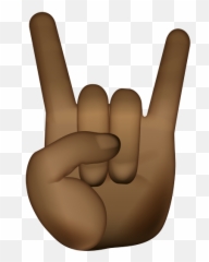 Emoji - Illustration,Rock On Emoji Png