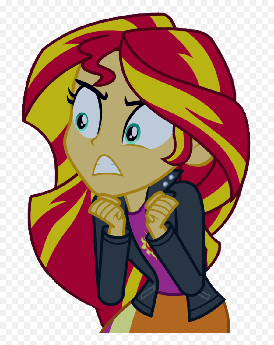 Angry Girl - My Little Pony Equestria Girls Sunset Shimmer Angry Emoji,Angry Girl Emoji