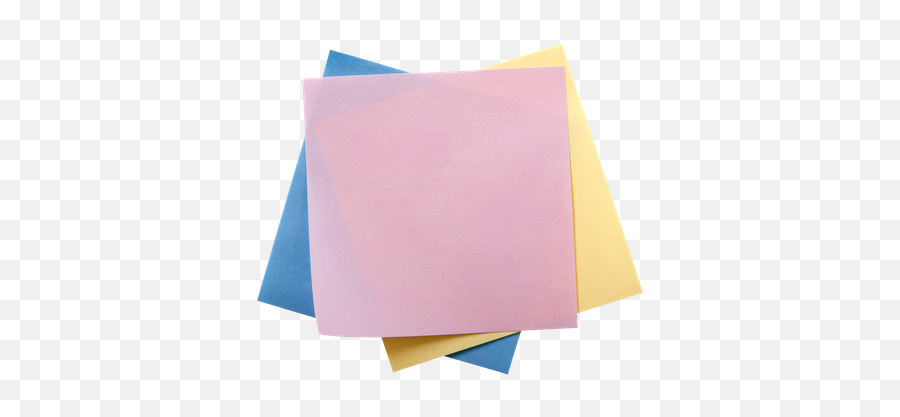 Png Of Sticky Notes Stack Colorful - Colored Sticky Note Png Emoji,Emoji Post It Notes