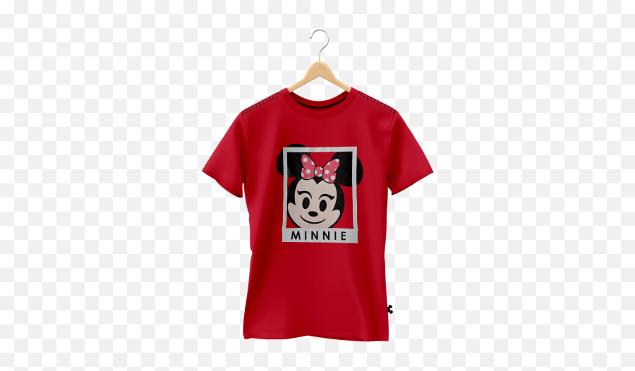 Disney Emoji Lady Graphic T - Cartoon,Red Dress Lady Emoji