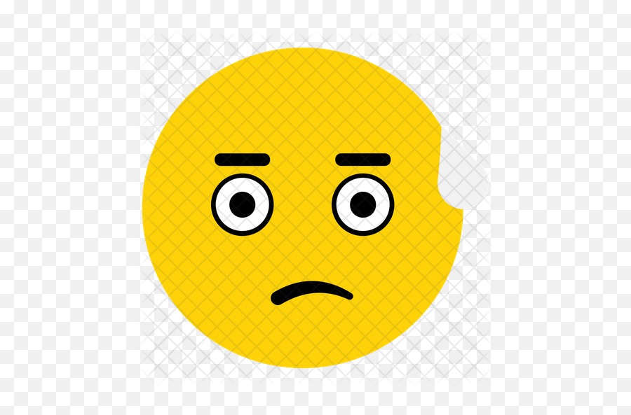 Confuse Emoji Icon Of Flat Style - Smiley,Confuse Emoji