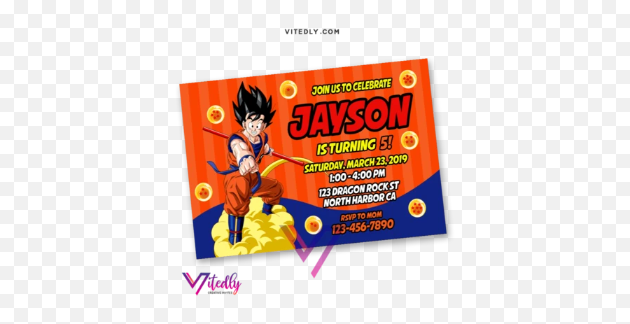 Invitations U2013 Vitedly - Invitation Dragon Ball Z Emoji,Marshmello Emoji