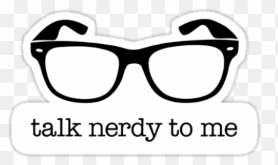 Geek Stickers And T - Talk Nerdy To Me Sticker Emoji,Geeky Emoji