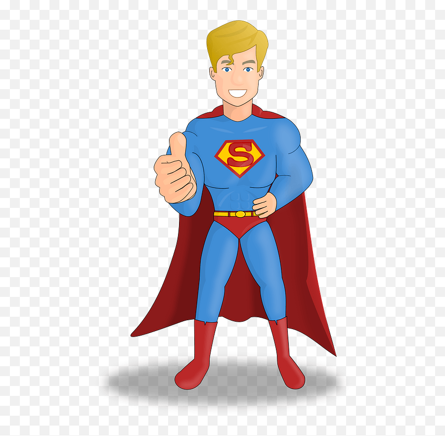 Superman Clipart Free Download Transparent Png Creazilla - Superman Clipart Emoji,Superhero Cape Emoji