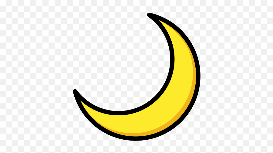 Crescent Moon Emoji - Luna Emoji,Emojimedia
