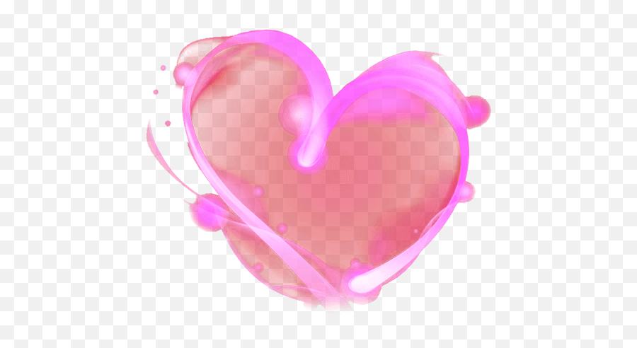 Heart Pink Neon Sticker - Heart Emoji,Heary Emoji