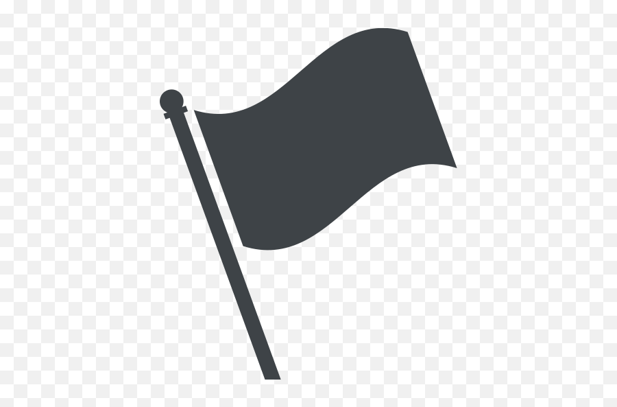 Black Flag Emoji High Definition Big Picture And Unicode - Horizontal,White Flag Emoji