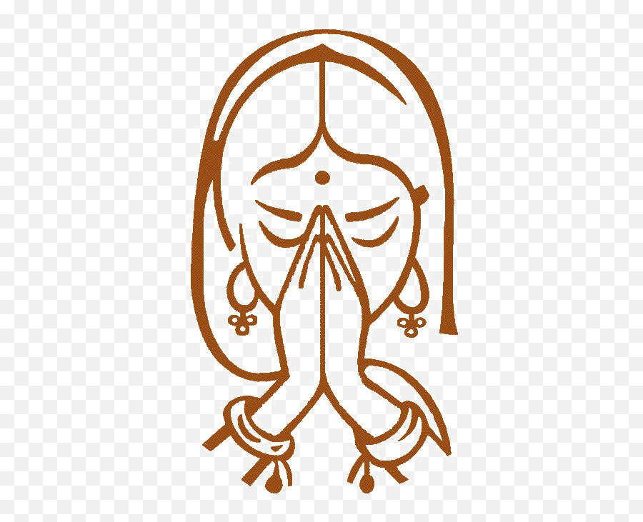 Namaste - Thank You In Indian Style Emoji,Namaste Emoji