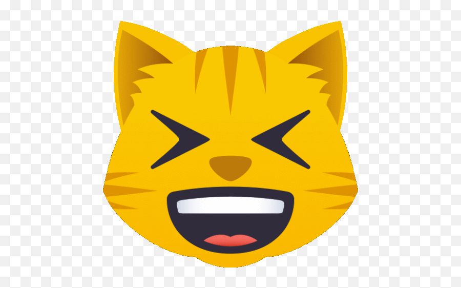 Laughing Cat Gif - Laughing Cat Joypixels Discover U0026 Share Gifs Joypixels Emoji,Giggle Emoji