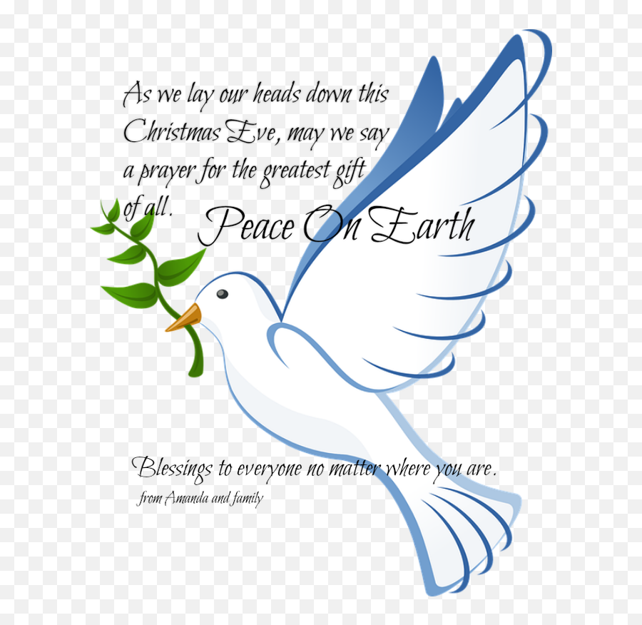 Dove Clipart Christmas Peace - Batak Christian Protestant Christian Christmas Clipart Transparent Emoji,Peace Emoji Png