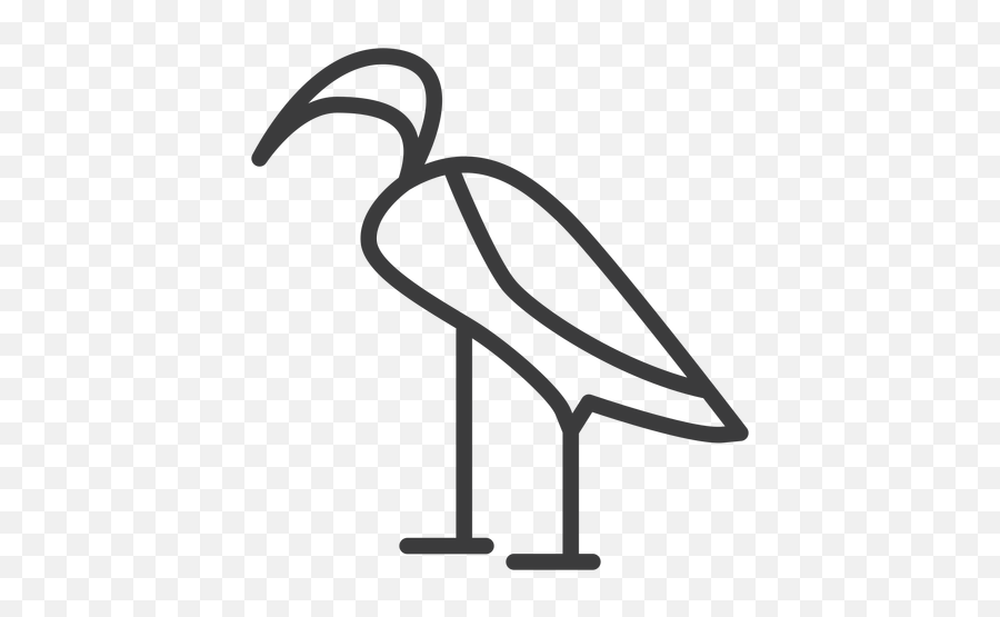 Stork Beak Wing Bird Stroke - Transparent Png U0026 Svg Vector File Long Emoji,Black Bird Emoji