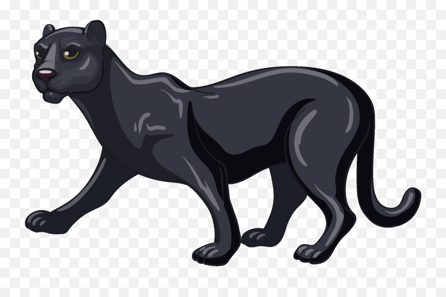 Panther Clipart - Panther Clipart Emoji,Cougar Emoji