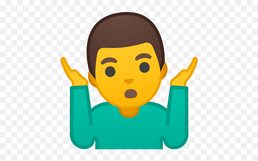 Download Free Png Man - Don T Know Emoji,Freaking Out Emoji