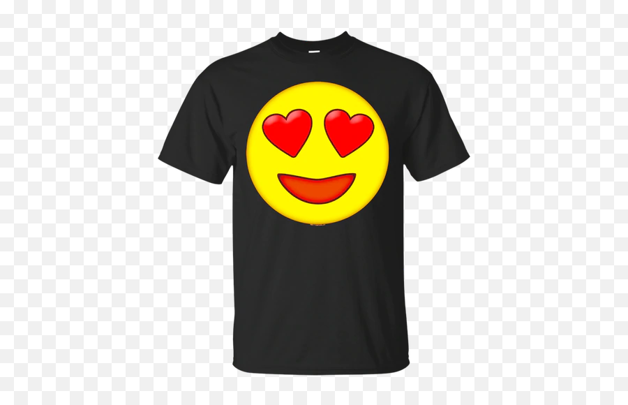 Emoji Heart Valentines Day Shirt Heart Eyes Big Smile Kids - Black Mirror Loading Symbol,Valentines Day Emojis